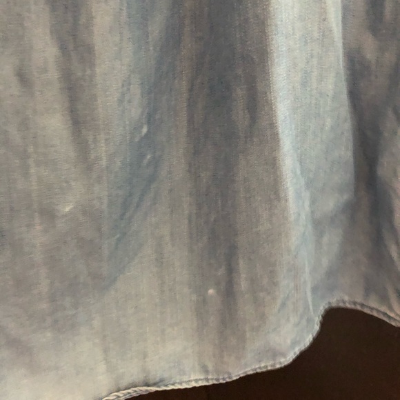 Off the shoulder denim top from Zara. - Picture 5 of 6